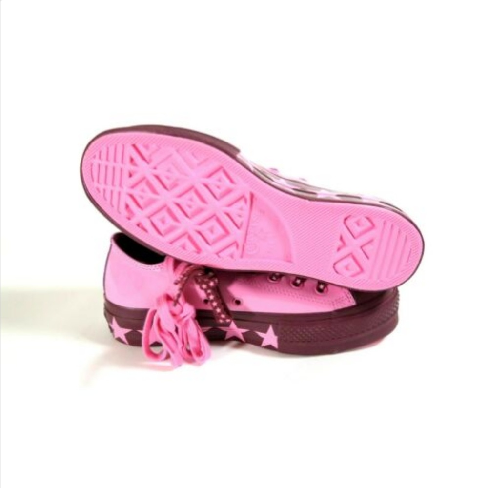 Converse CTAS Platform OX Miley Cyrus Pink Magenta - Picture 2 of 7